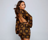 La clé du style : une mini-robe géométrique